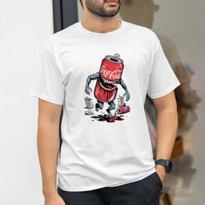 Creepy Coca-Cola Monster Graphic T-Shirt - Unisex Cotton Tee
