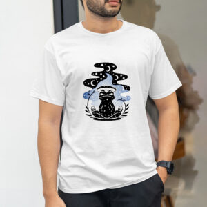 Mystical Frog Under Night Sky Graphic T-Shirt - Unisex Cotton Tee
