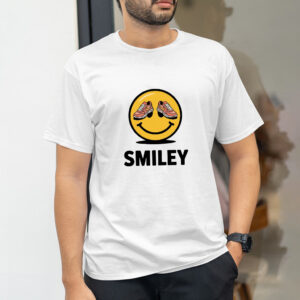 Smiley Sneaker Eyes Graphic T-Shirt - Unisex Cotton Tee
